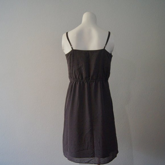 Broadway & Broome (Madewell) Gray Spaghetti Strap Dress Size 8 - Picture 6 of 7